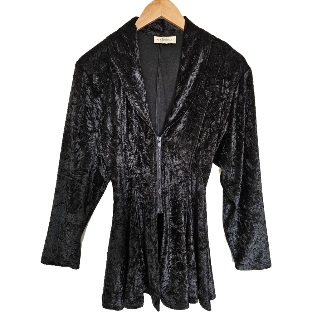 Vintage Le Chateau Velour Top
